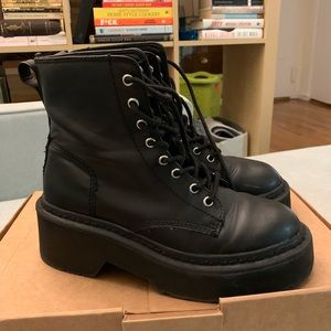 Steve Madden Platform Combat boots